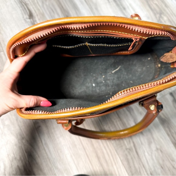 Dooney & Bourke All Weather Leather Satchel Bag - Picture 8 of 9